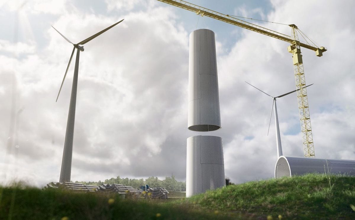 Se pone en marcha la turbina eólica de madera más alta del mundo